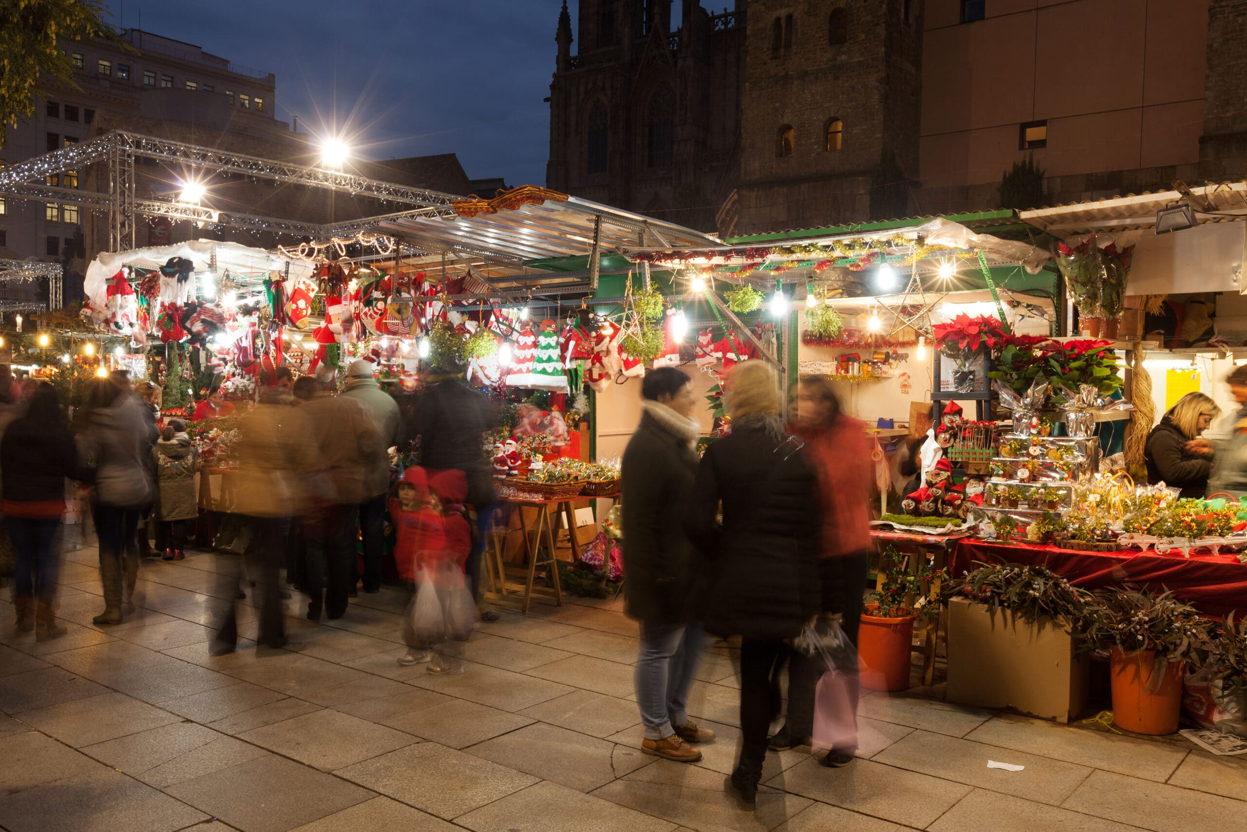 Der Weihnachtsmarkt von Santa Llúcia