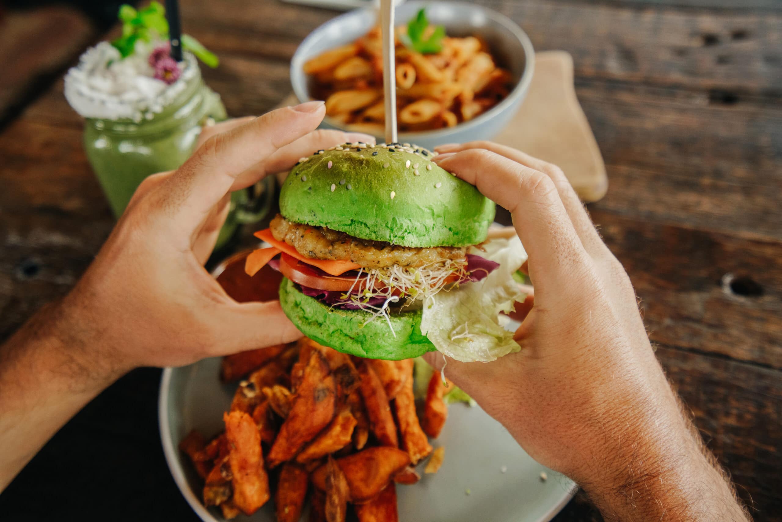 vegan burger