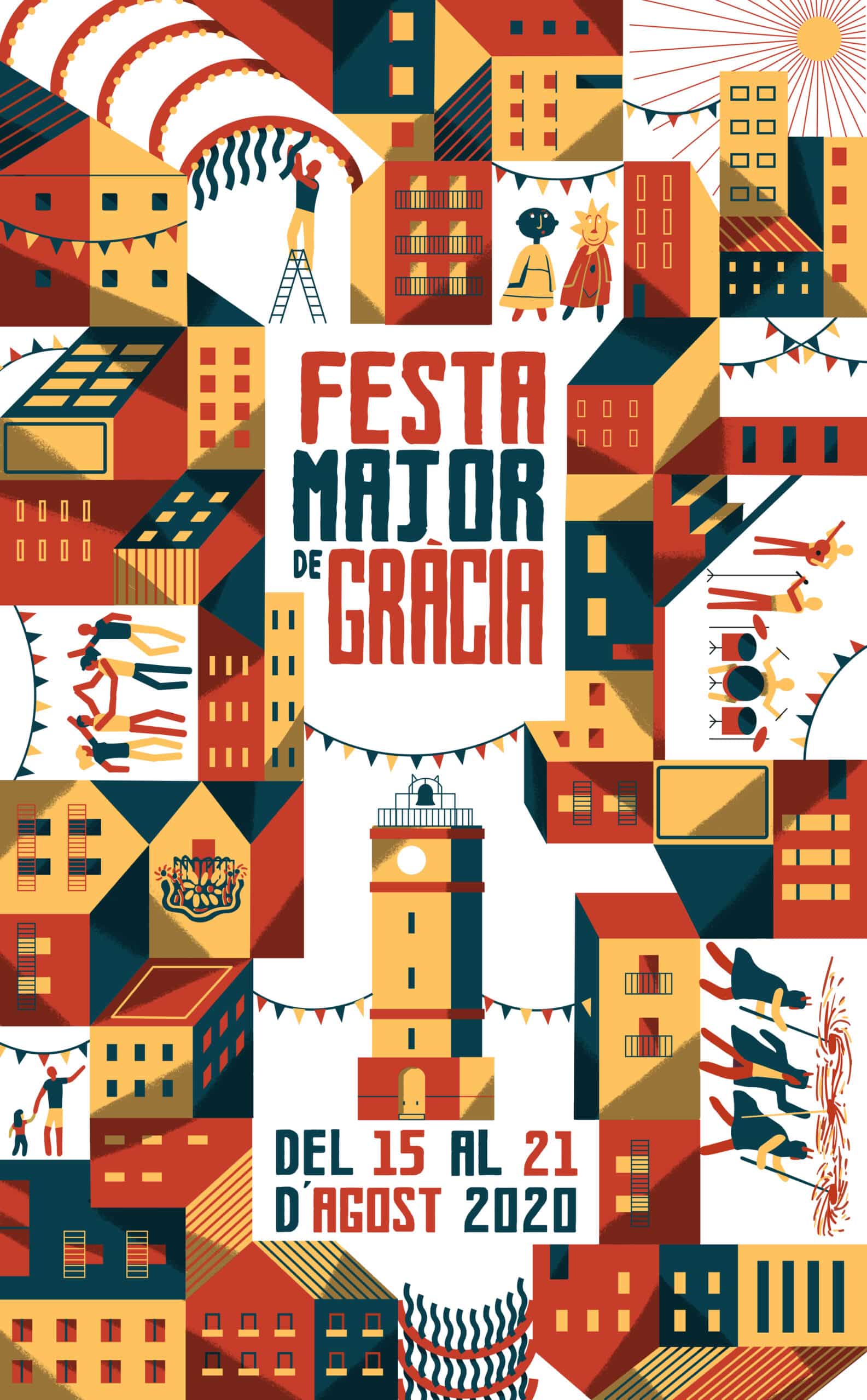 Cartel Fiestas de Gracia 2023