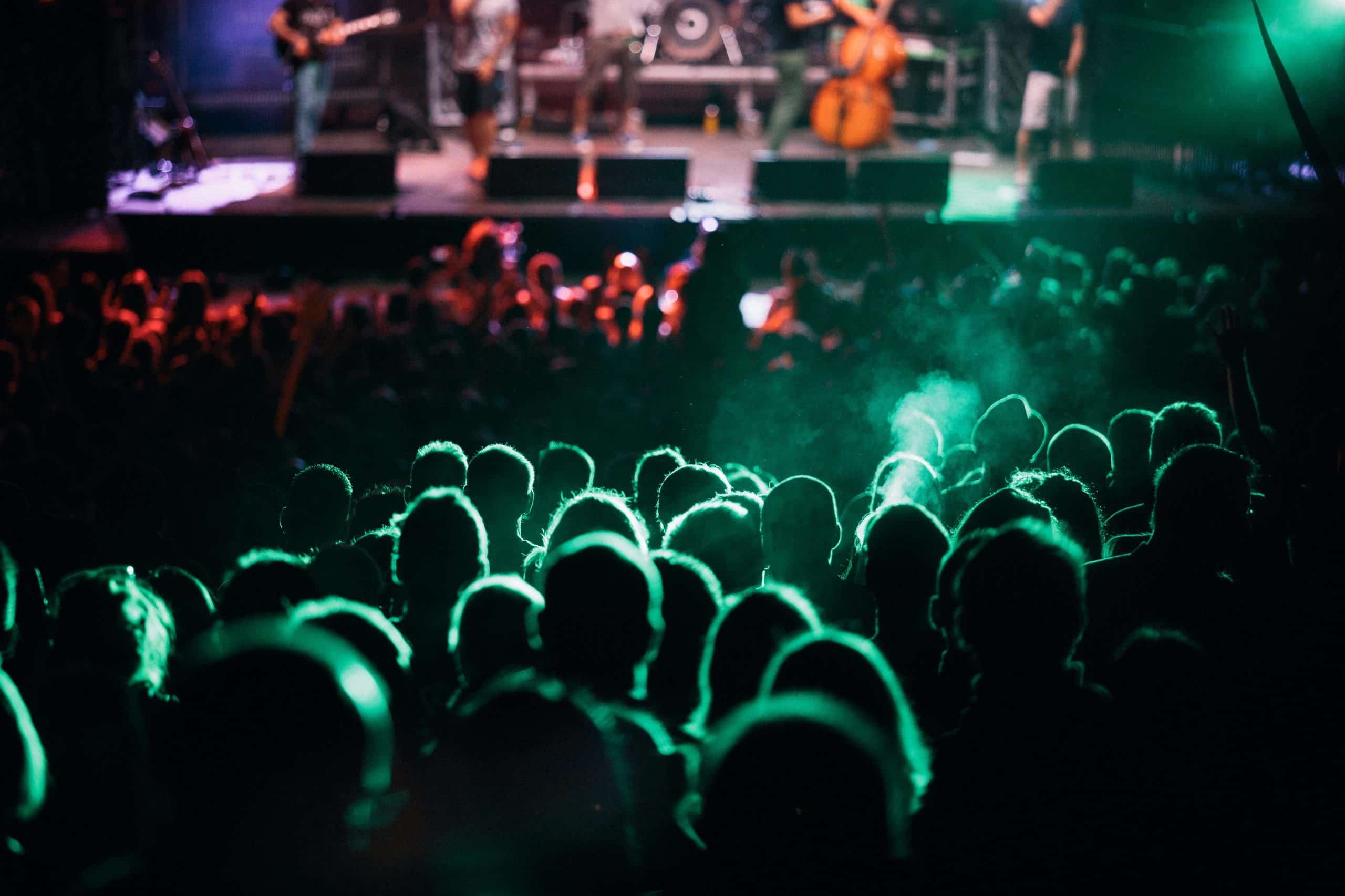 Gente en un concierto