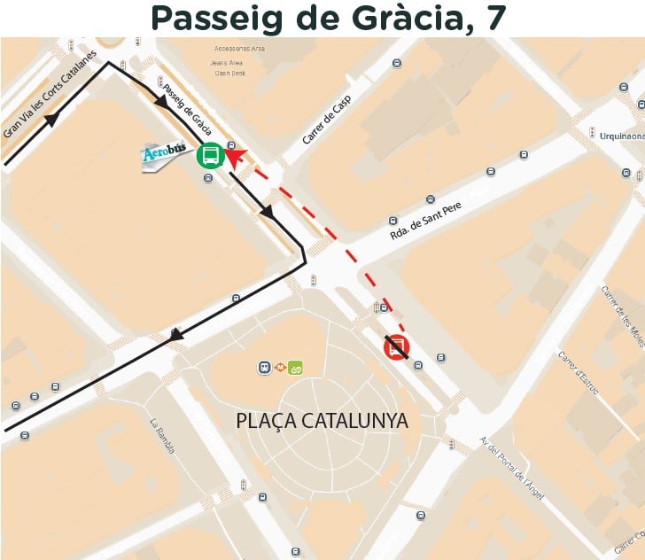 Mapa Traslado parada